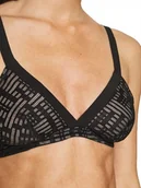 Biustonosze - Sloggi biustonosz bez fiszbin Sloggi S Seven Soft Bra [rozmiar: S, kolor: czarny] - miniaturka - grafika 1