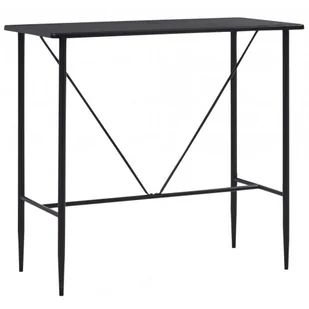 Czarny stolik barowy 60x120 C1-Z53 - Stoły ogrodowe - miniaturka - grafika 1