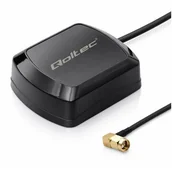 Akcesoria do nawigacji - qoltec Mobilna Antena GPS GLONASS z podstawą magnetyczną dookólna 28dBi 50W SMA RA - miniaturka - grafika 1