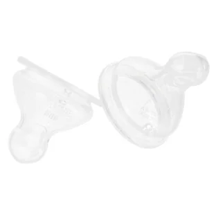 Nuk 721265 SMOCZEK NA BUTELKĘ SILKONOWY 6-18 M 2SZT - Smoczki uspokajające - miniaturka - grafika 1