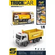 Samochody i pojazdy dla dzieci - Wywrotka ze światłem i dźwiękiem 1:16 Maksik - miniaturka - grafika 1