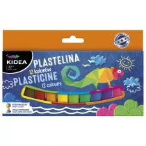 Derform Plastelina 12 kolorów Kidea P12KKA - Masy plastyczne - miniaturka - grafika 2