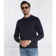 Swetry męskie - Tommy Hilfiger Sweter CLASSIC CREW | Regular Fit - miniaturka - grafika 1