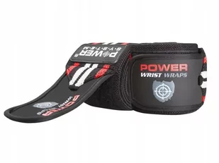 Power System Taśma Wrist Wraps - Red - Ortezy, stabilizatory i opaski elastyczne - miniaturka - grafika 1