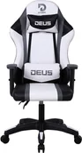 Fotele gamingowe - Fotel Gamingowy DEUS Storm White, regulacja podłokietników i oparcia - miniaturka - grafika 1