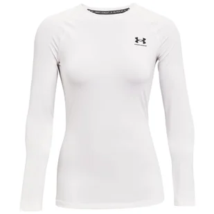 Damska koszulka Under Armour HG Authentics Comp LS Rozmiar: XS / Kolor: biały - Koszulki sportowe damskie - miniaturka - grafika 1