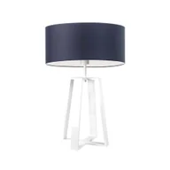 Lampy stojące - Biała lampa stołowa LED do salonu THOR - miniaturka - grafika 1