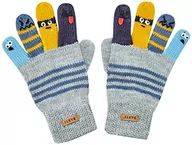 Rękawiczki - Barts Puppeteer Gloves Ciężkie rękawiczki dla dzieci i chłopców, 0002-heather Grey, 5 - miniaturka - grafika 1