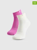 Skarpetki damskie - 4F Skarpety (2 pary) w kolorze białym i różowym - miniaturka - grafika 1