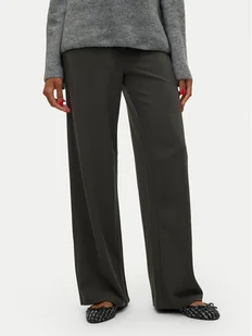 Vero Moda Spodnie materiałowe Berlin 10318454 Szary Wide Leg - Spodnie damskie - miniaturka - grafika 1