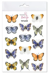 Tatuaże Zmywalne Motyle 2 - Zabawki kreatywne - miniaturka - grafika 1