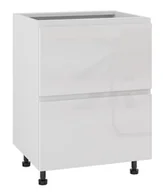 Meble kuchenne - Alba Szafka Dolna Ds-60-2W Modernbox Biały Połysk - miniaturka - grafika 1