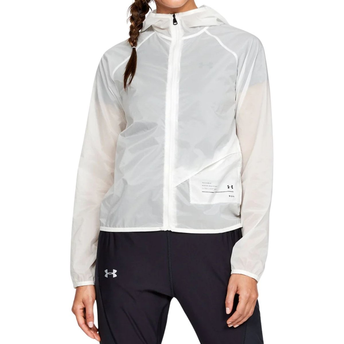 Kurtka Damska Under Armour Qualifier Storm Packable Przeciwdeszczowa-S