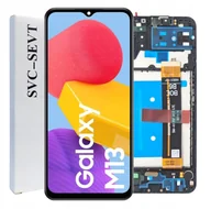 Części serwisowe do telefonów - ORYGINAŁ WYŚWIETLACZ EKRAN LCD DO SAMSUNG GALAXY M13 4G RAMKA SM-M135F - miniaturka - grafika 1