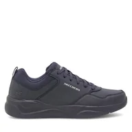 Sneakersy męskie - Sneakersy Skechers 8790157 DKNV Granatowy - miniaturka - grafika 1