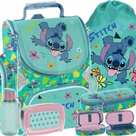 Plecaki szkolne i tornistry - Tornister Szkolny Plecak Lilo I Stitch Do 1 Klasy Piórnik Śniadaniówka - miniaturka - grafika 1