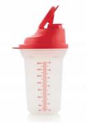 Shakery i bidony sportowe - Tupperware Shaker 350ml czerwony - miniaturka - grafika 1