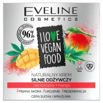 Eveline COSMETICS I Love Vegan Food Krem Odżywczy olej konopny + mango 50 ml Długi termin ważności! - Kremy do twarzy - miniaturka - grafika 1