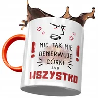 Kubki - Kubek Pomarańczowy Dla Córki Dzień Dziecka Prezent z Nadrukiem ze Zdjęciem + Opakowanie na prezent (wzór 03) - miniaturka - grafika 1