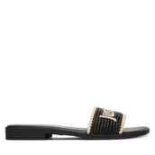 Klapki i japonki damskie - Klapki Just Cavalli 80RA3S80 ZSE60 Czarny - miniaturka - grafika 1