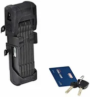 Akcesoria turystyczne - ABUS bordowe Xplus 6500/85 SH składany zamek czarna 2018 wire 780684 - miniaturka - grafika 1