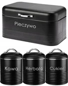 Pojemniki kuchenne - KOMPLET CHLEBAK + POJEMNIK 3 x puszka alcano - miniaturka - grafika 1