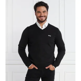 BOSS GREEN Sweter Ever-X_VN | Regular Fit - Swetry męskie - miniaturka - grafika 1