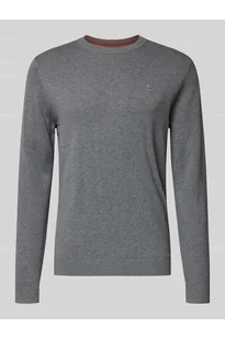 Sweter z dzianiny o kroju regular fit z czystej bawełny - Tom Tailor - Swetry męskie - miniaturka - grafika 1