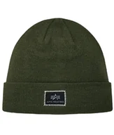 Czapki damskie - Czapka zimowa ALPHA INDUSTRIES X-FIT ciemnozielona (dark green) 168905 257 - miniaturka - grafika 1