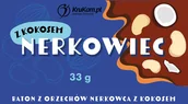 Kisiel - K2024 - Baton nerkowiec z kokosem w czekoladzie 33g - miniaturka - grafika 1