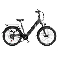 Rowery elektryczne - LANKELEISI ES500PRO Electric Bike 500W Motor 48V 16Ah Battery 24'' Tire 32km/h Max Speed Shimano 7 Speed Gear - Grey - miniaturka - grafika 1