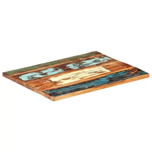 vidaXL Lumarko Prostokątny blat stołu 70x80 cm, 25-27 mm, lite drewno z odzysku 286060 - Meble modułowe i akcesoria - miniaturka - grafika 1