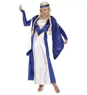 Stroje karnawałowe - Strój dla dorosłych, Królowa Bona, niebieski, rozmiar L - miniaturka - grafika 1