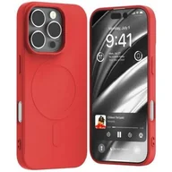 Etui i futerały do telefonów - Etui Mercury MagSafe Semi-Silicone do iPhone 16 Pro 6,3" Czerwony - miniaturka - grafika 1