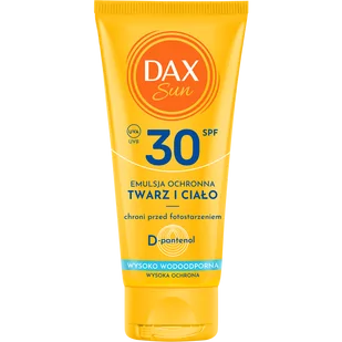 Dax Sun Emulsja ochronna do twarzy i ciała SPF 30 TRAVEL - Balsamy i kremy do opalania - miniaturka - grafika 1