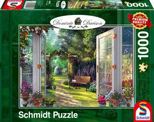 Schmidt PQ Puzzle 1000 el. DOMINIC DAVISON Pokój z widokiem na ogród - Puzzle - miniaturka - grafika 1