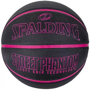 Spalding Phantom Ball 84385Z, unisex, piłki do koszykówki, Czarne - Koszykówka - miniaturka - grafika 1