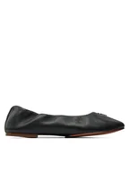 Baleriny - Tommy Hilfiger Baleriny Th Elevated Elastic Ballerina FW0FW07882 Czarny - miniaturka - grafika 1