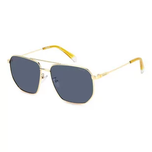 Polaroid PLD 4141/G/S/X Gold Blue - Okulary przeciwsłoneczne - miniaturka - grafika 1