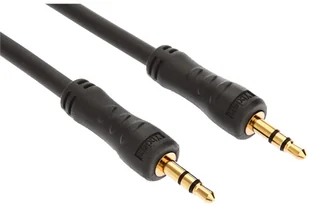Kabel mini jack 3,5mm AUX 3m gold - Kable komputerowe i do monitorów - miniaturka - grafika 1