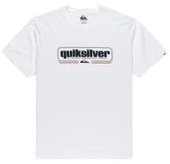 Koszulki męskie - t-shirt QUIKSILVER BOX SHAPED WHITE - miniaturka - grafika 1