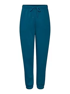 Spodnie damskie - Pieces Damskie spodnie PCpeggy Hw szerokie Mb Noos Bc, Średni niebieski (średni niebieski denim), L - grafika 1