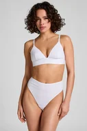 Majtki damskie - Hunkemöller Bawełniane stringi Biały - miniaturka - grafika 1
