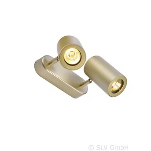 SLV SPOTLINE ENOLA_B WL&CL mosiądz 2xGU10 max 50W 152023 - Lampy pozostałe - miniaturka - grafika 1