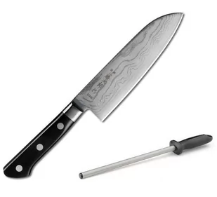 Nóż Santoku 17cm Tojiro Dp37 Plus Ostrzałka Taidea T0825D - Ostrzałki do noży - miniaturka - grafika 1