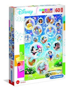 Clementoni Puzzle 60 maxi Super kolor Disney classic - Puzzle - miniaturka - grafika 1
