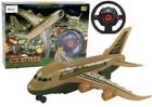 Zabawki zdalnie sterowane - Samolot wojskowy R/C moro ze światłami Leantoys - miniaturka - grafika 1