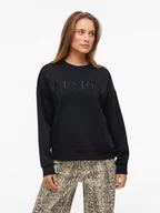 Bluzy damskie - Vila Bluza w kolorze czarnym - miniaturka - grafika 1