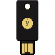 Pozostałe akcesoria sieciowe - Klucz zabezpieczający Yubico YubiKey5 czarny Nfc - miniaturka - grafika 1