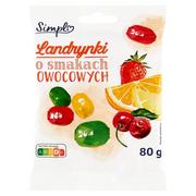 Cukierki - Simpl Landrynki o smakach owocowych 80 g - miniaturka - grafika 1